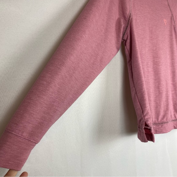 Victoria Secret Long Sleeve Open Back Pink Top - Picture 3 of 6